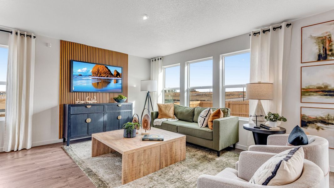 Furnished interior view inside a new home in Prairie Song, Windsor (Image 3).