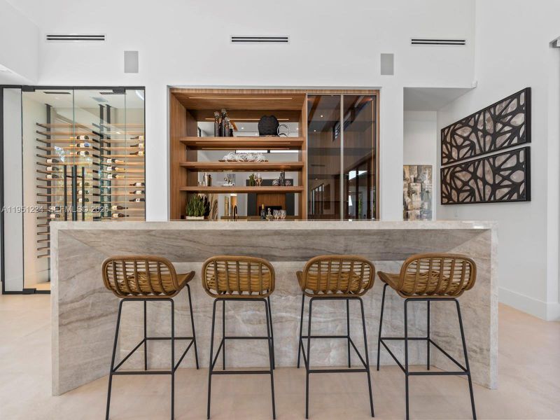 Furnished interior view inside a new home in , Palmetto Bay (Image 46).