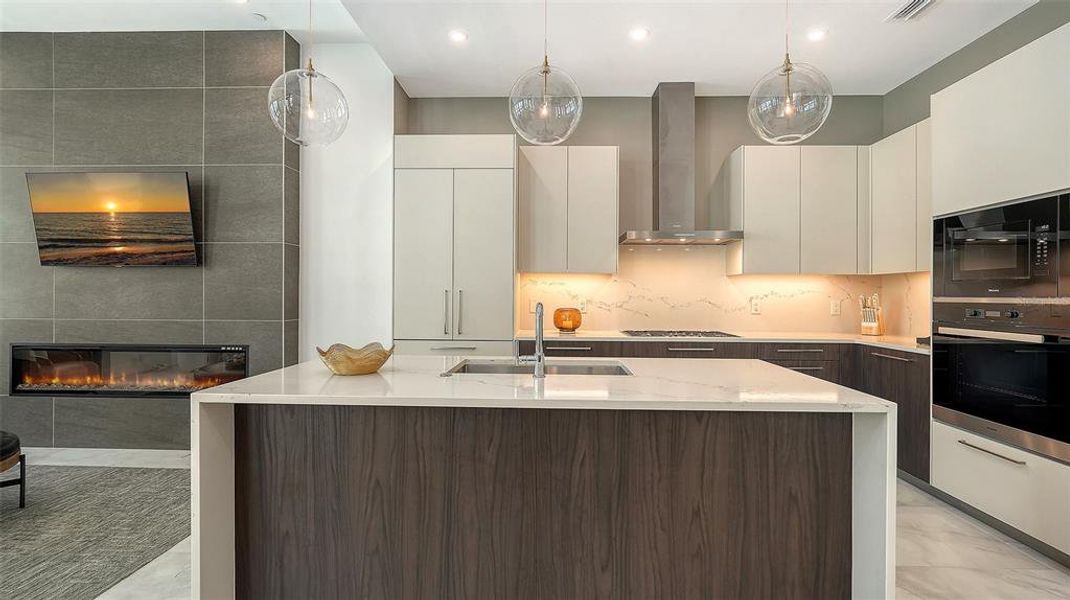 Furnished interior view inside a new home in , Sarasota (Image 18).