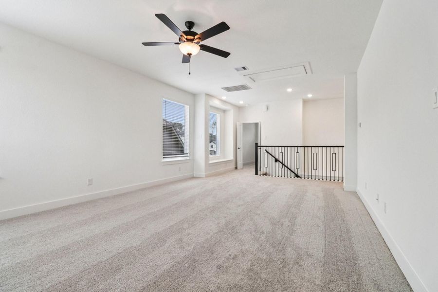 Spacious, unfurnished interior of a new home in The Highlands, Porter (Image 39).