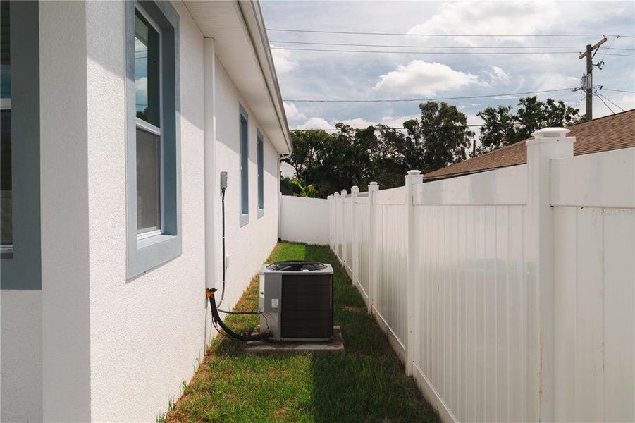 Exterior details and patio area of a home in , Tampa (Image 33). Exterior details and patio area of a home in , Tampa (Image 33).
