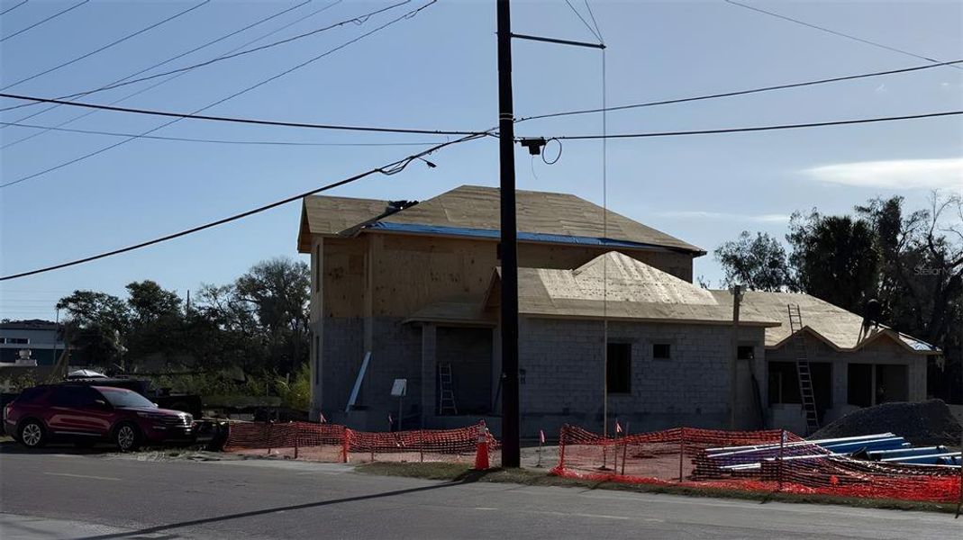In-progress construction of a new home in , Tampa, FL (Image 10).