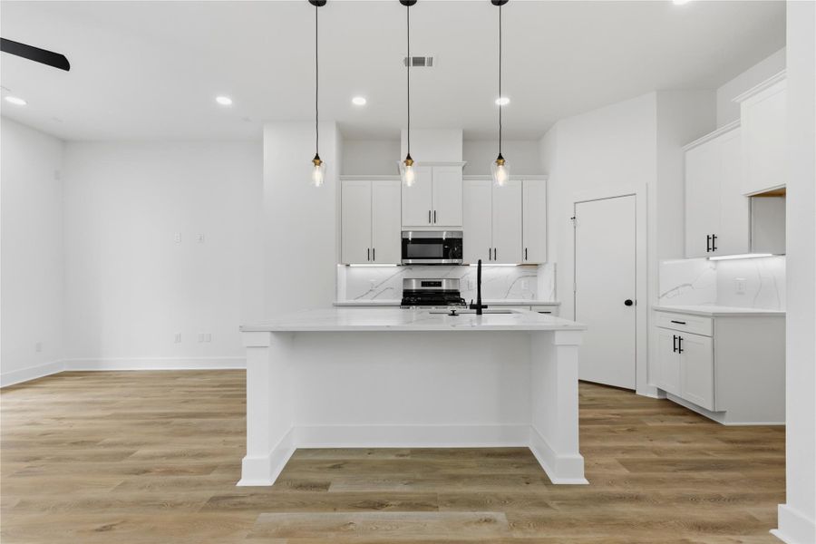 Furnished interior view inside a new home in , Houston (Image 6).
