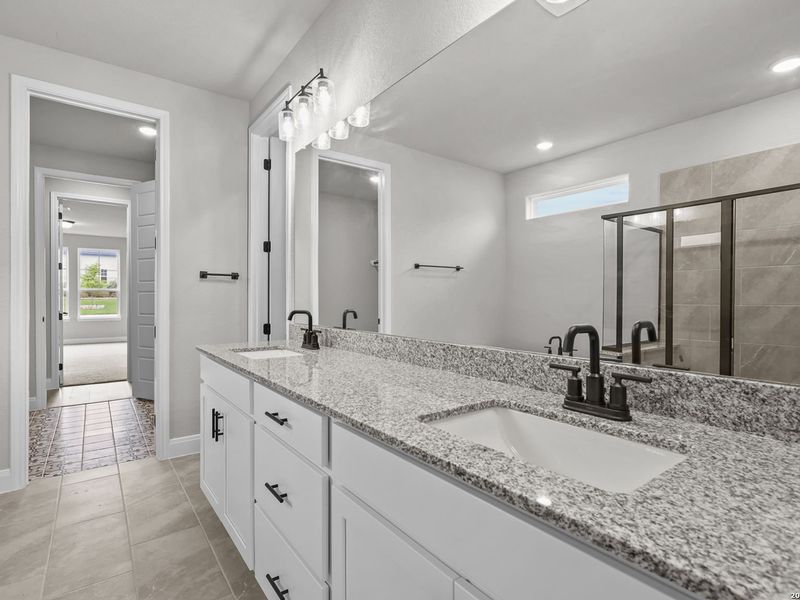 Furnished interior view inside a new home in Potranco Oaks, Castroville (Image 16). Furnished interior view inside a new home in Potranco Oaks, Castroville (Image 16).