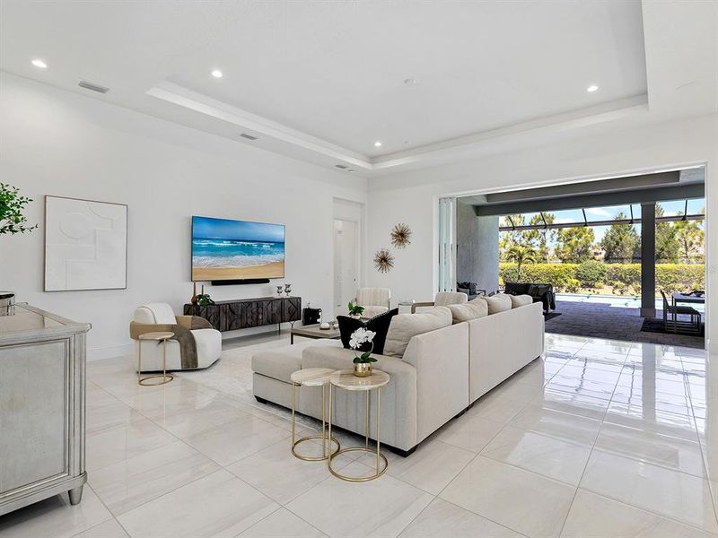 Furnished interior view inside a new home in , Lakewood Ranch (Image 7).