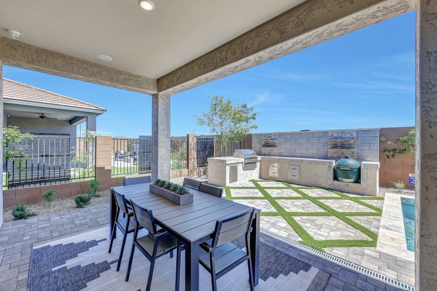 Representative furnished interior of a home built from the Mahogany by Mattamy Homes in Miravida, Surprise (Image 49).