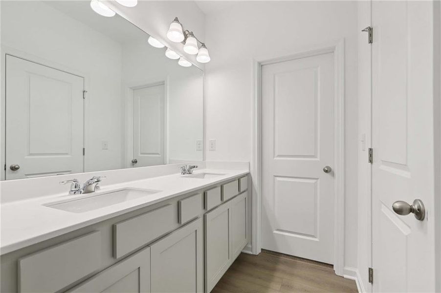 Furnished interior view inside a new home in The Pointe at Heron Bay, Locust Grove (Image 6).