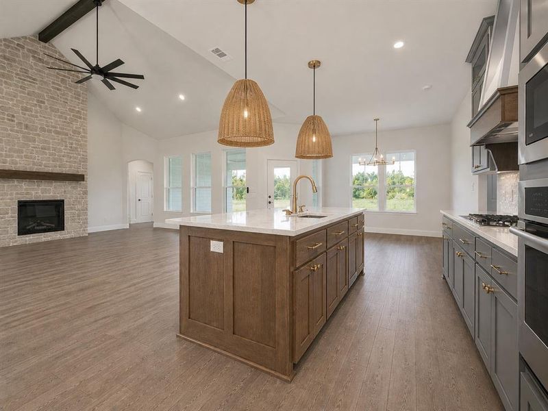 Furnished interior view inside a new home in , Farmersville (Image 4). Furnished interior view inside a new home in , Farmersville (Image 4).
