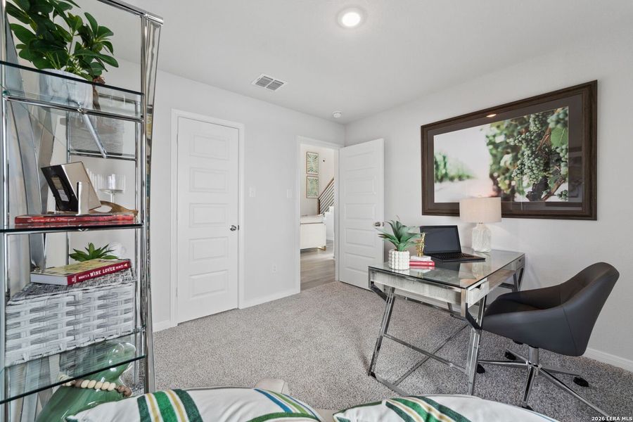 Furnished interior view inside a new home in Red Hawk Landing, San Antonio (Image 4).