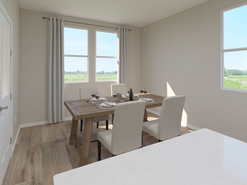 Furnished interior view inside a new home in Eastridge - Premier Series, McKinney (Image 5).