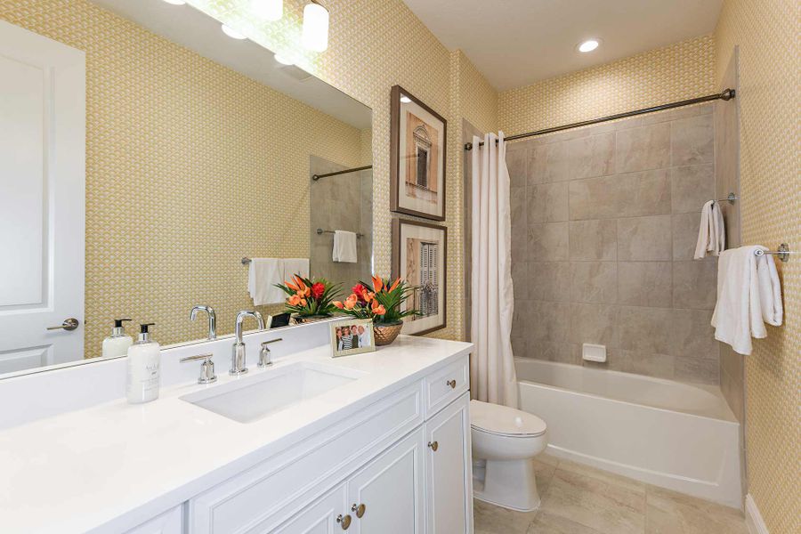 Representative furnished interior of a home built from the Sandcastle 2 by Neal Communities in Grand Park, Sarasota (Image 10).