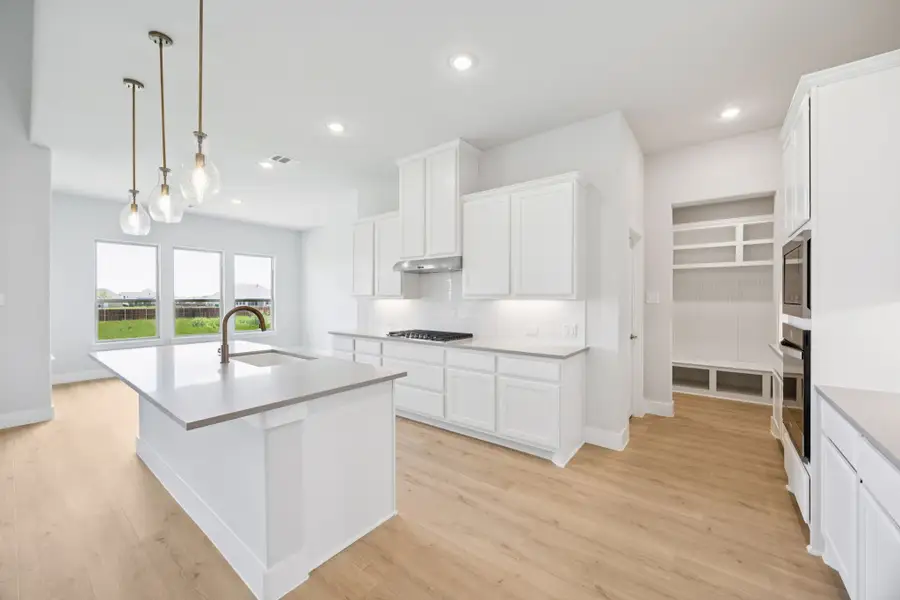 Representative furnished interior of a home built from the Belmont by Centre Living Homes in Ellis Ranch Estates, Waxahachie (Image 8).