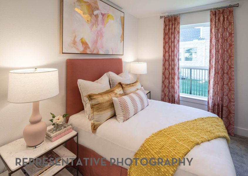 Furnished interior view inside a new home in Meridiana, Manvel (Image 11).