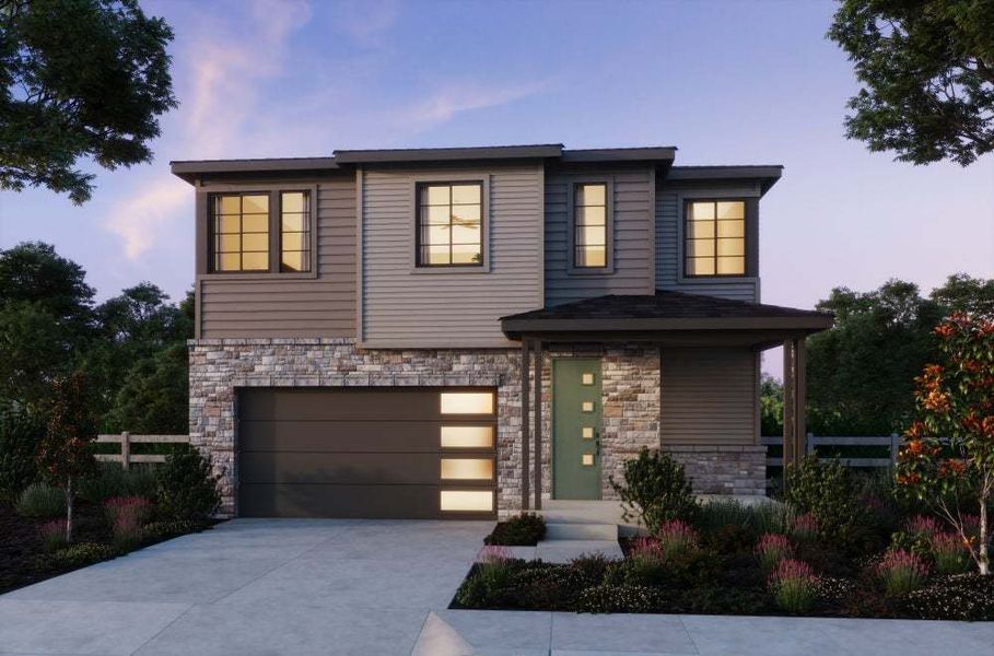 Harmony by Trumark Homes at Sterling Ranch | Plan 6 | Modern Prairie