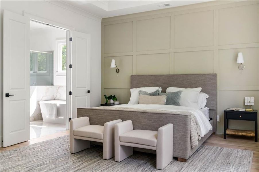 Furnished interior view inside a new home in , Marietta (Image 6).