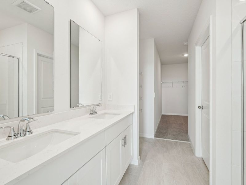 Furnished interior view inside a new home in Crosswinds - Classic Series, Haines City (Image 5).