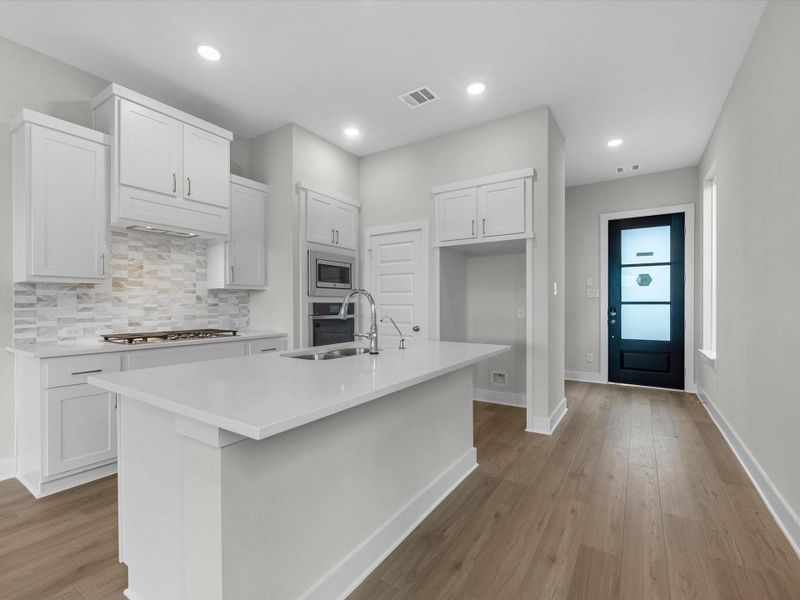 Furnished interior view inside a new home in Trillium, Richmond (Image 4).