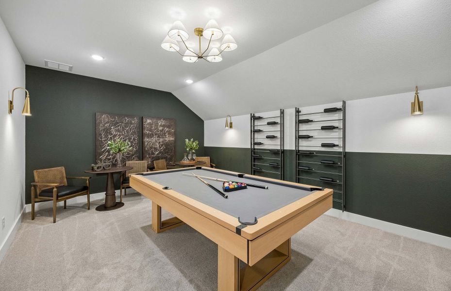 Representative furnished interior of a home built from the Hillsboro by Pulte Homes in Blue Creek Trails, Richmond (Image 16). Representative furnished interior of a home built from the Hillsboro by Pulte Homes in Blue Creek Trails, Richmond (Image 16).