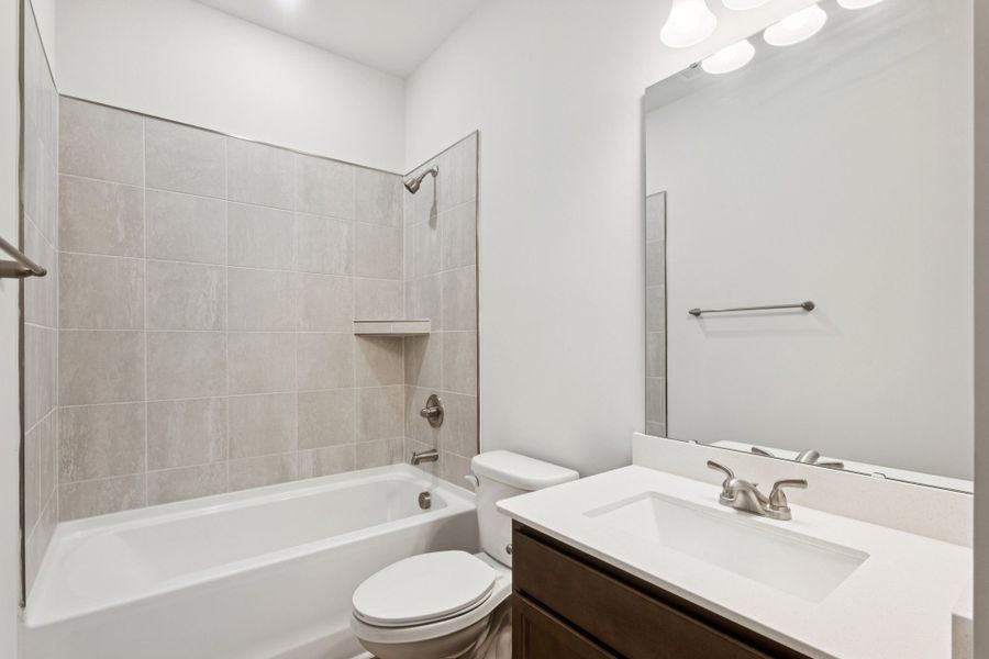 Furnished interior view inside a new home in Lakeview Village, Charlotte (Image 10). Furnished interior view inside a new home in Lakeview Village, Charlotte (Image 10).