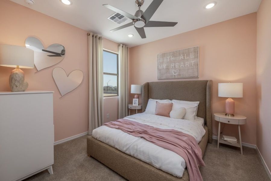 Furnished interior view inside a new home in The Grove at El Cidro, Goodyear (Image 26).