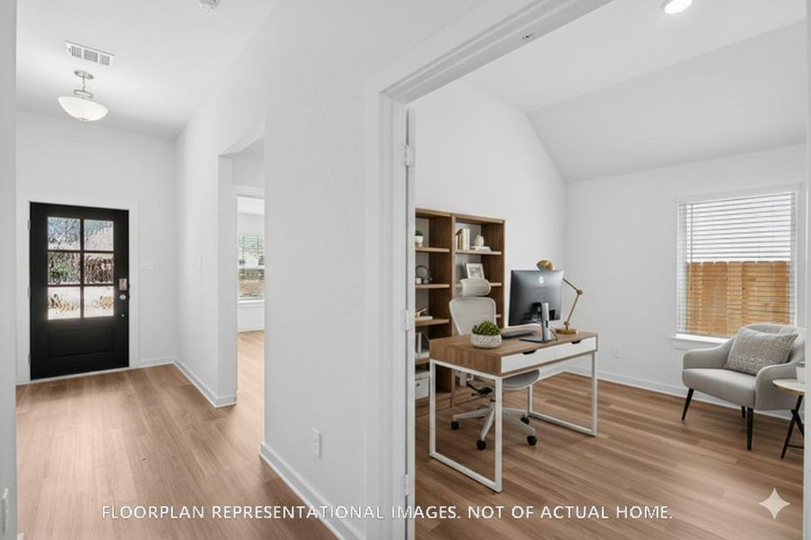 Furnished interior view inside a new home in Hallimore Ranch, Rosenberg (Image 14). Furnished interior view inside a new home in Hallimore Ranch, Rosenberg (Image 14).