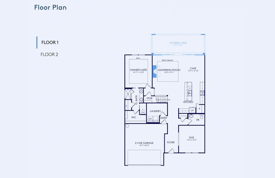 2D floor plan layout of this home in Sparrow Creek, Boiling Springs, SC (Image 4).