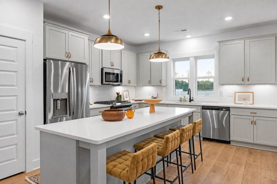 Representative furnished interior of a home built from the Creator by Garman Homes in Parc Northwest, Elon (Image 16).