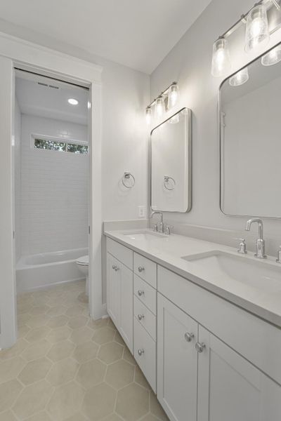 Furnished interior view inside a new home in , Johns Island (Image 19).