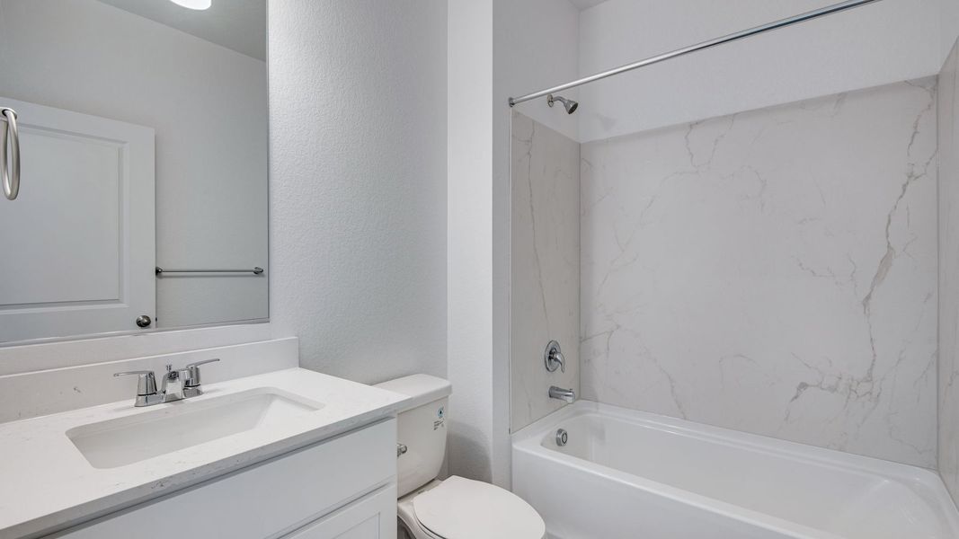 Furnished interior view inside a new home in Vista Meadows, Fort Lupton (Image 19).