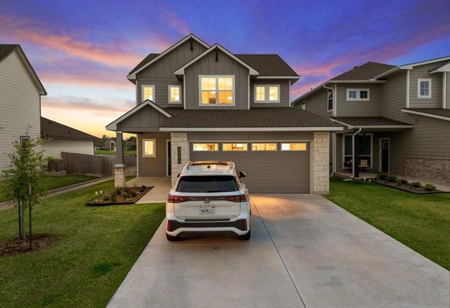 Front exterior of a new home in , Waco, TX, highlighting curb appeal (Image 1). Front exterior of a new home in , Waco, TX, highlighting curb appeal (Image 1).