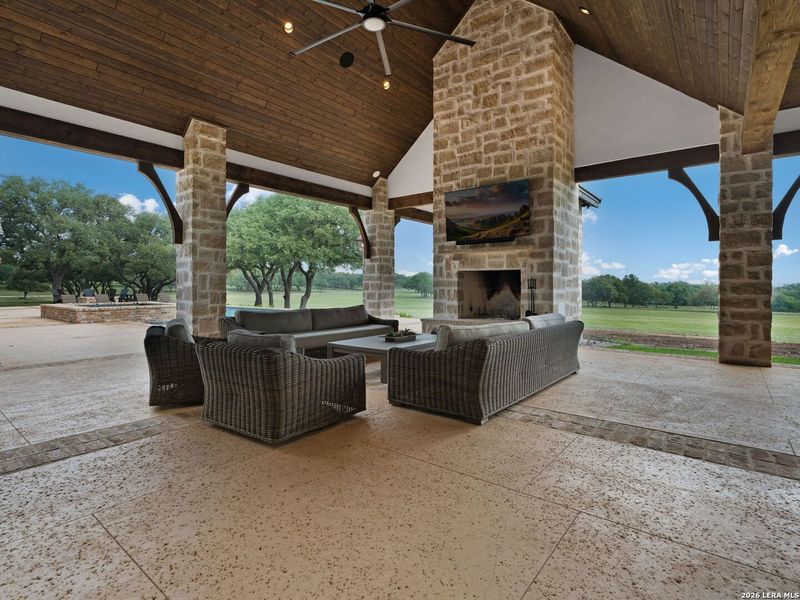 Exterior details and patio area of a home in , Boerne (Image 4).