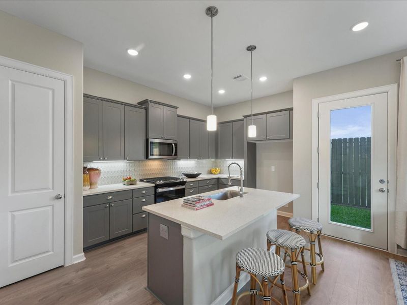 Furnished interior view inside a new home in , Houston (Image 16).