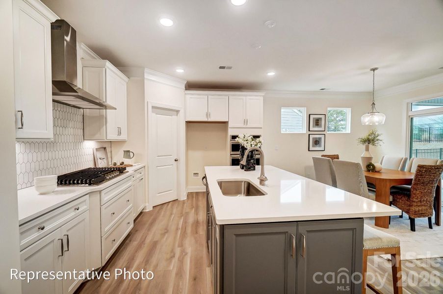 Furnished interior view inside a new home in Heritage - 55+ Community, Indian Trail (Image 4).