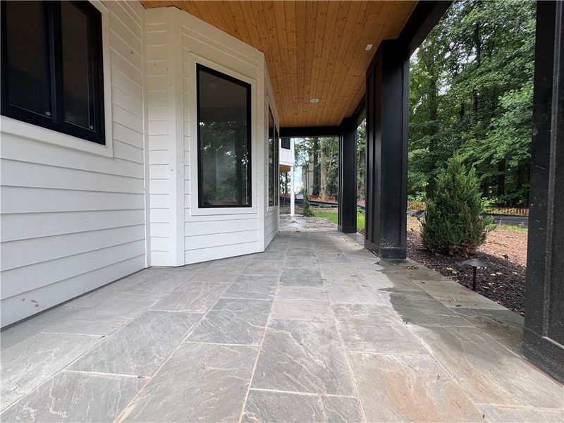Exterior details and patio area of a home in , Alpharetta (Image 34).