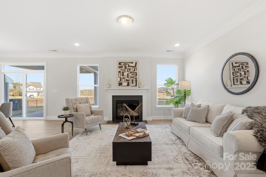 Furnished interior view inside a new home in The Meadows at Laurelbrook, Sherrills Ford (Image 14).