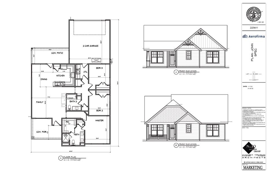 2D floor plan layout of this home in Heritage Towne, Midlothian, TX (Image 4).