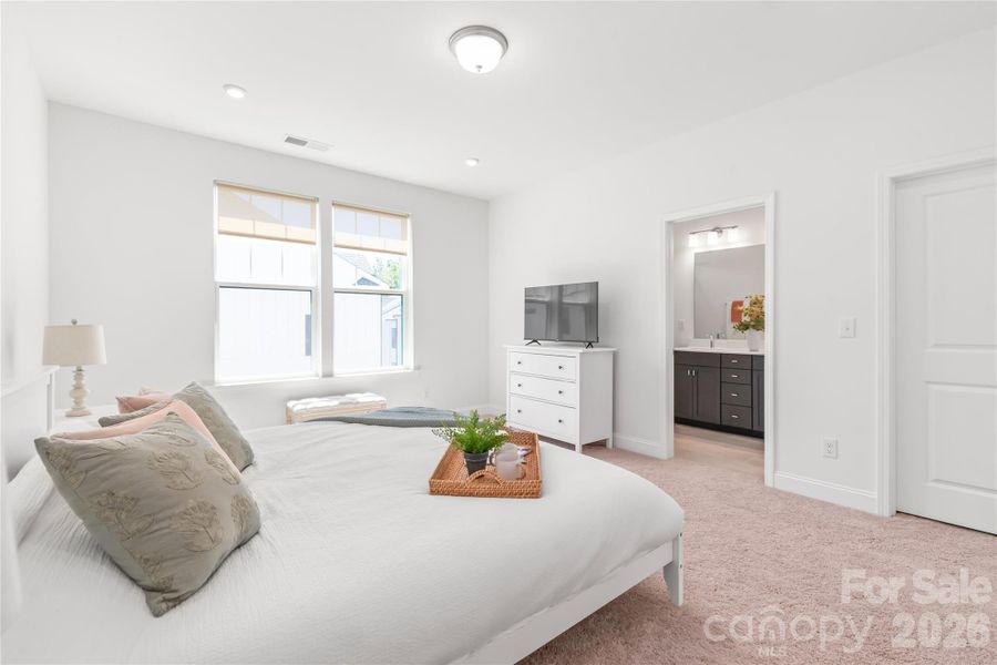 Furnished interior view inside a new home in , Charlotte (Image 24).