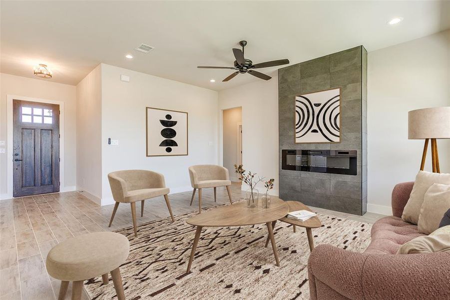 Furnished interior view inside a new home in Taylor Ranch, Springtown (Image 4).