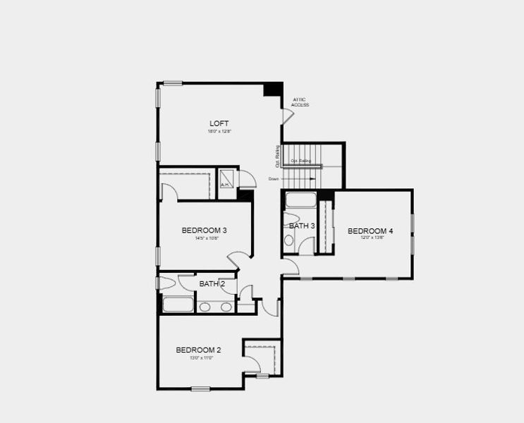 2D floor plan layout of this home in Veranda Oaks, Port St. Lucie, FL (Image 4). 2D floor plan layout of this home in Veranda Oaks, Port St. Lucie, FL (Image 4).