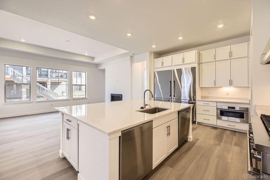 Furnished interior view inside a new home in Red Rocks Ranch: The Grand Collection, Morrison (Image 2).