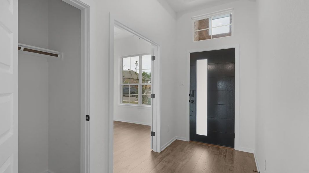 Spacious, unfurnished interior of a new home in Lariat, Liberty Hill (Image 9). Spacious, unfurnished interior of a new home in Lariat, Liberty Hill (Image 9).