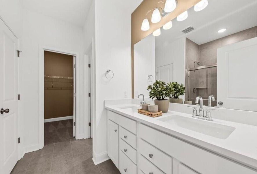 Furnished interior view inside a new home in Cedar Glen Preserve, Huger (Image 3). Furnished interior view inside a new home in Cedar Glen Preserve, Huger (Image 3).
