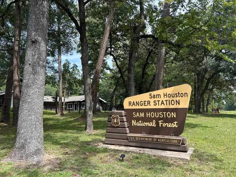 Sam Houston National Forest for hiking and camping.