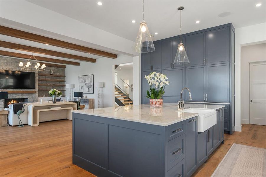 Furnished interior view inside a new home in , Malakoff (Image 16).