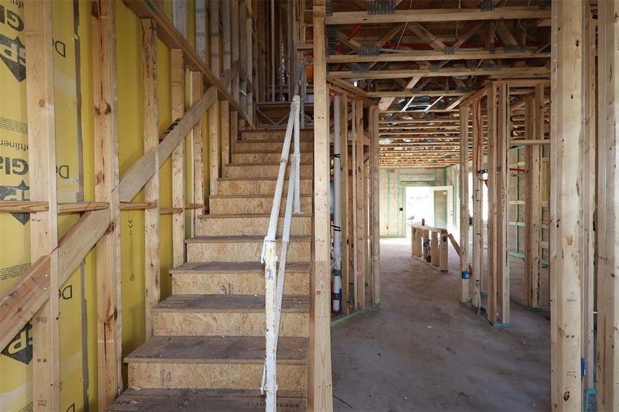 In-progress construction of a new home in Center Lake on the Park, St. Cloud, FL (Image 11). In-progress construction of a new home in Center Lake on the Park, St. Cloud, FL (Image 11).