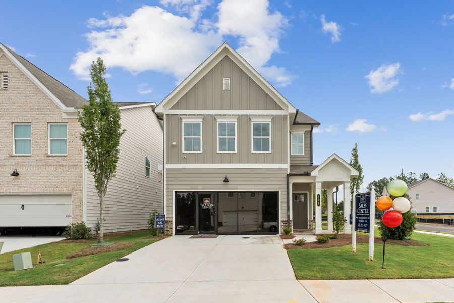 Representative exterior photo of a completed home built from the Fairview by Traton Homes in Winsome Park, Woodstock, GA (Image 21).