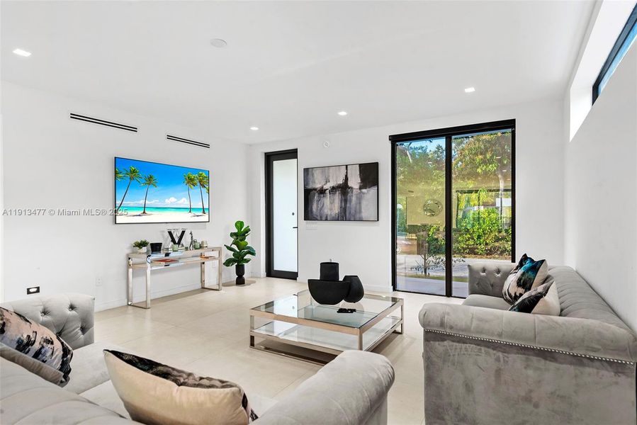 Furnished interior view inside a new home in , North Miami Beach (Image 36).