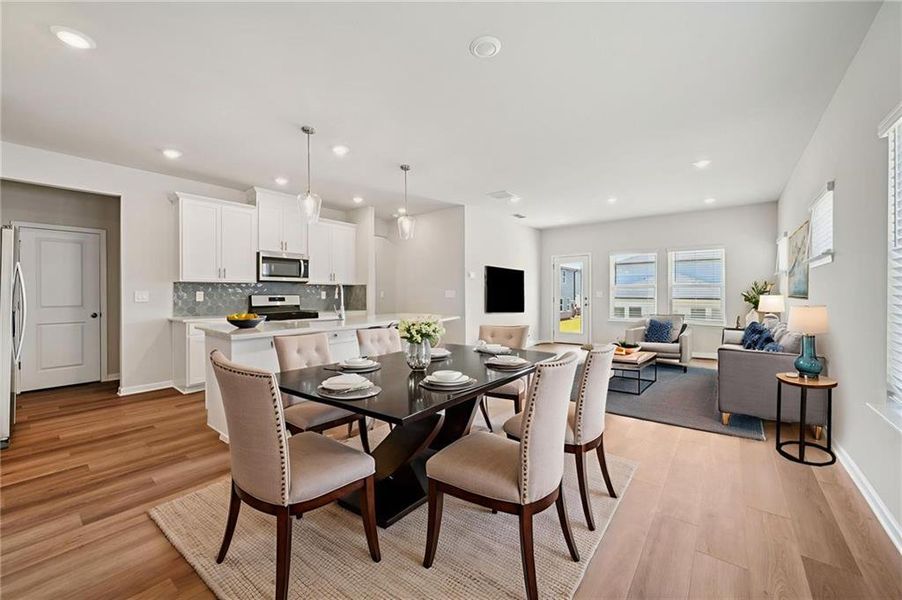 Furnished interior view inside a new home in Martin Springs - Reserve Series, Lawrenceville (Image 12).