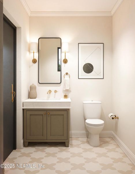 Furnished interior view inside a new home in , Ponte Vedra Beach (Image 29).