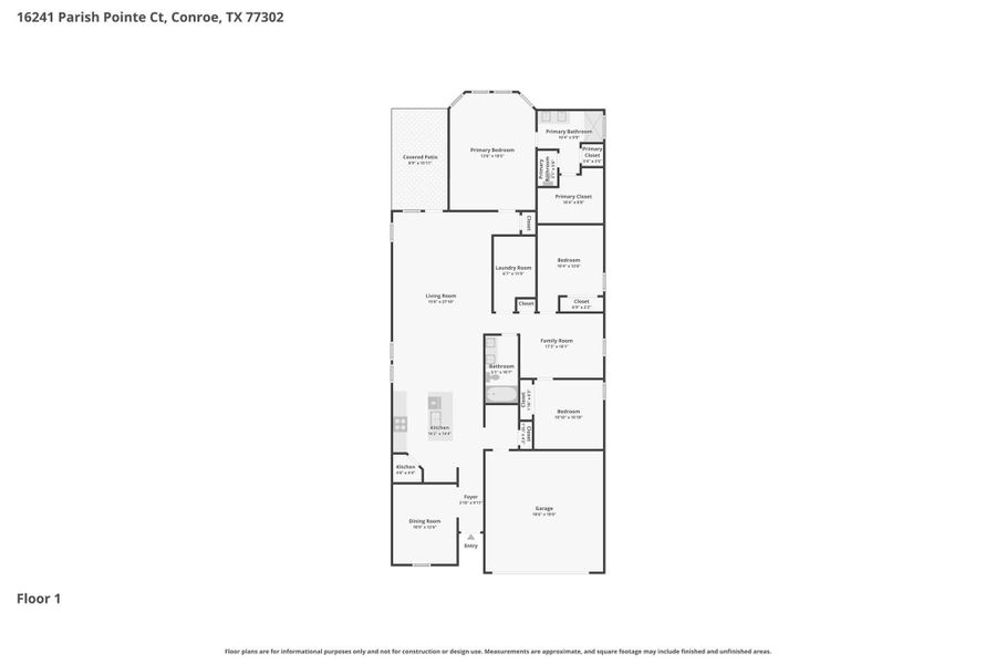 2D floor plan layout of this home in Pine Lake Cove - Premier Series, Montgomery, TX (Image 2). 2D floor plan layout of this home in Pine Lake Cove - Premier Series, Montgomery, TX (Image 2).